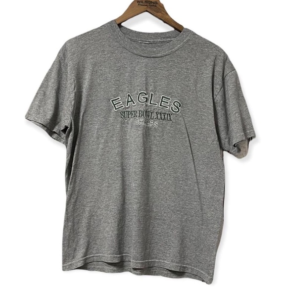 NFL Other - Vintage Embroidered Eagles Super Bowl XXXIX Champs T-Shirt